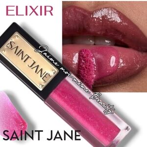 SAINT JANE Plumping Lip Oil in shade "Elixir" (Pink Sparkle)